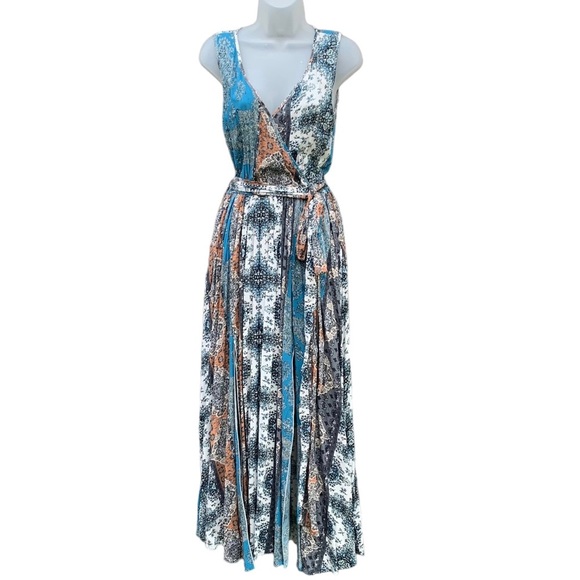 VICI Multicolored Boho Diana Sleeveless Maxi Dress Sz S - Picture 1 of 16